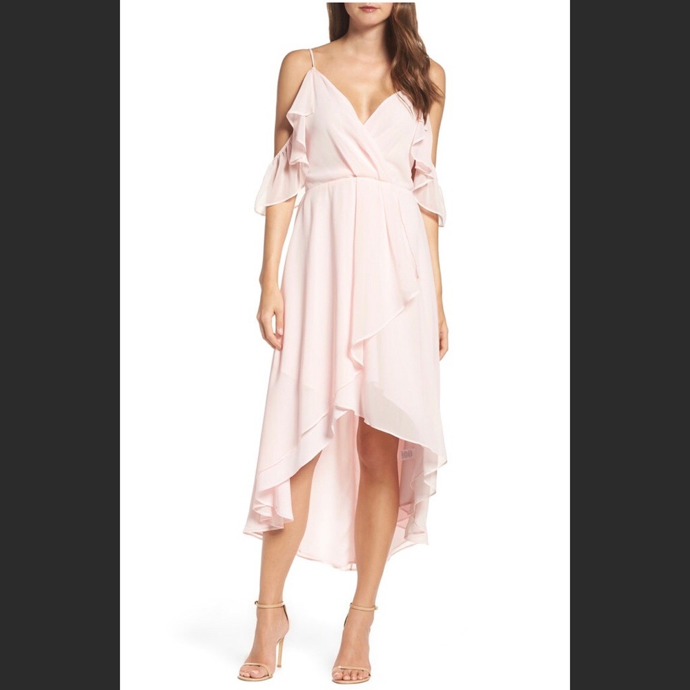 Chelsea28 Ruffle Off The Shoulder Dress